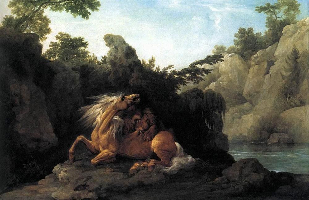 George Stubbs Lion Devouring a Horse